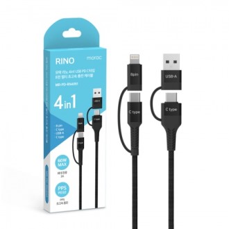 ��� ���� 4in1 USB PD CŸ�� 8�� ��Ƽ �ʰ��� ���� ���̺�[MS]