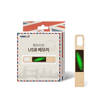 ķ�긮Ʈ ���ϼ� LED  USB2.0 32G GOLD Green Light