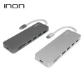 [���] ���̳� USB CŸ�� to 3.0 4��Ʈ with HDMI / SD / Mi Cro SD ��� IN- UH210 C
